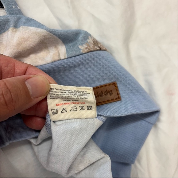 Walkiddy Kids Blue White Polar Bear Tunic Top Size 122/6 Organic VGUC - Picture 4 of 4